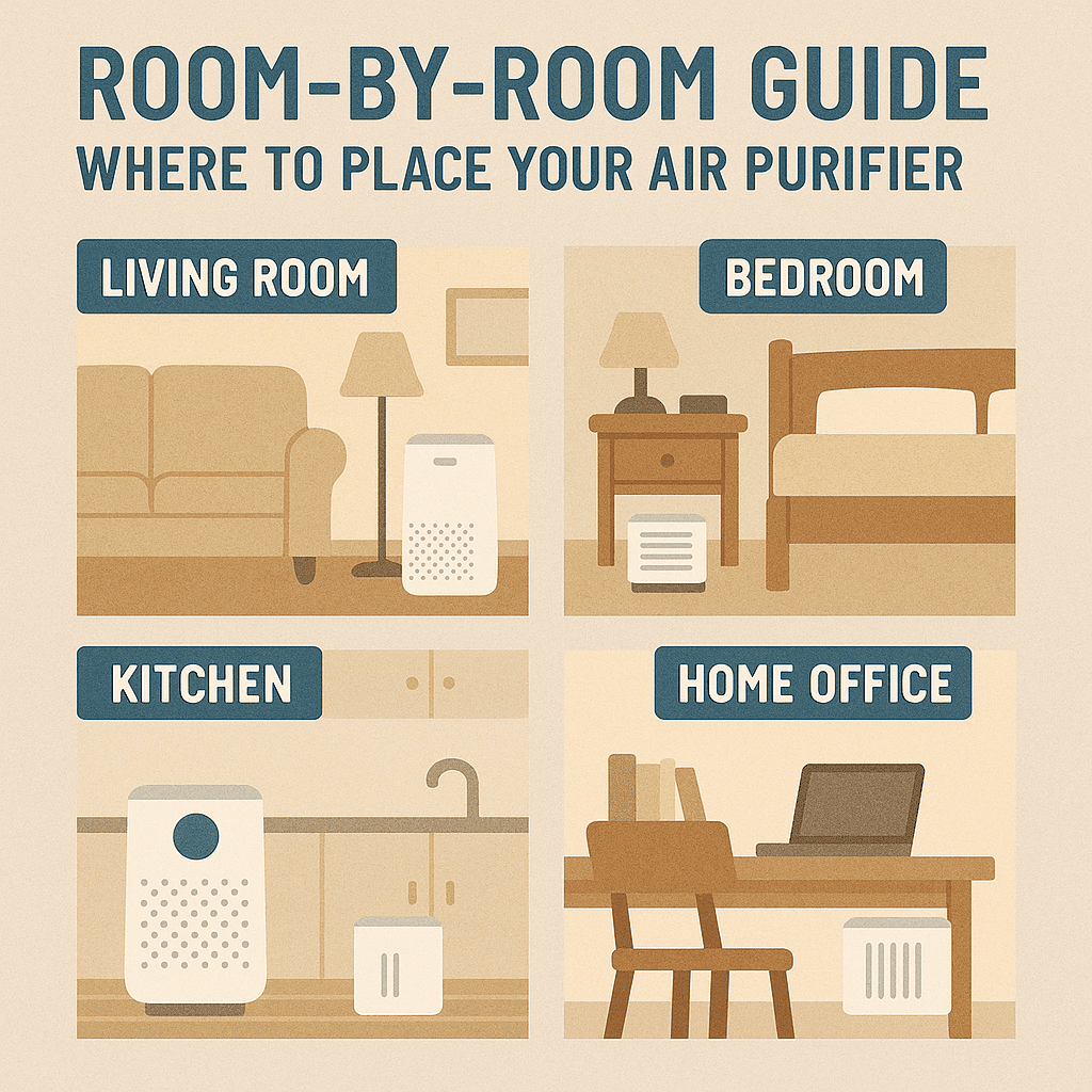 The Ideal Placement for Your Air Purifier: Room-by-Room Guide